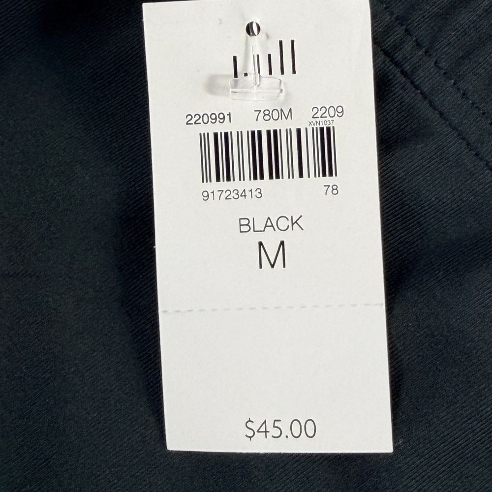 J. Jill Pima Ankle Leggings Womens Medium Black Cotton Lycra Stretch NWT - Picture 7 of 9